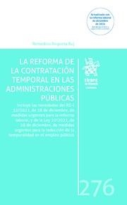 REFORMA DE LA CONTRATACIÓN TEMPORAL EN LAS ADMINISTRACIONES PÚBLICAS, LA | 9788411301497 | ROQUETA BUJ, REMEDIOS