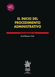 INICIO DEL PROCEDIMIENTO ADMINISTRATIVO LOS ACTOS ADMINISTRATIVOS 3.2, EL | 9788413550879 | BLANQUER CRIADO, DAVID