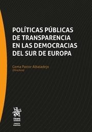 POLÍTICAS PÚBLICAS DE TRANSPARENCIA EN LAS DEMOCRACIAS DEL SUR DE EUROPA | 9788411132015