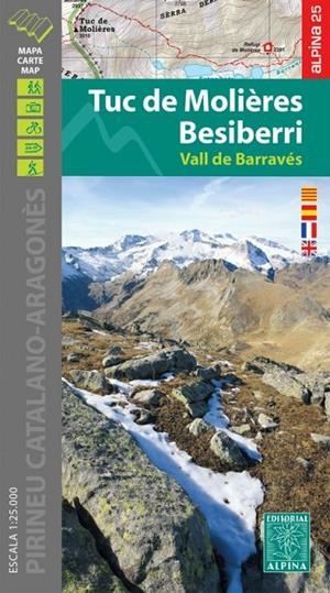 TUC DE MOLIERES - BESSIBERRI : MAPA-GUIA [2023] | 9788480909068 | EQUIPO TÉCNICO DE EDITORIAL ALPINA