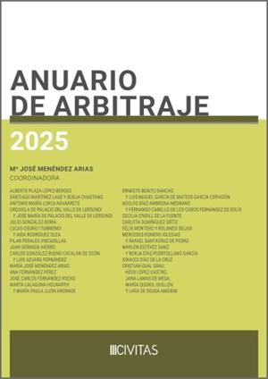 ANUARIO DE ARBITRAJE 2025 | 9788410850774 | MENENDEZ ARIAS, MARIA JOSÉ