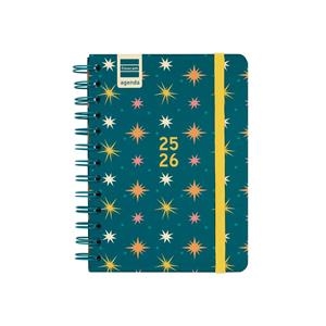 AGENDA DOBLE ESPIRAL CURS COSMO 1/8 SVH 25-26 STARS | 8422952398820