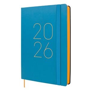 AGENDA ENQUADERNADA ANUAL LISA FA5 1DP 2026 BLAU | 8422952405870