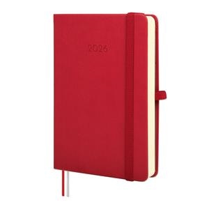 AGENDA ENQUADERNADA ANUAL TEXTURA M4 1DP 2026 VERMELL | 8422952406402