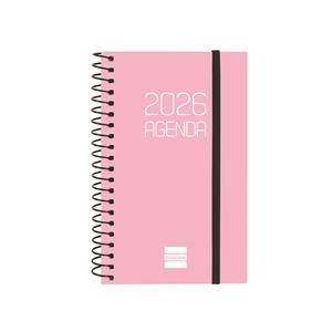 AGENDA ESPIRAL ANUAL OPAQUE E3 SVH 2026 ROSA | 8422952408901