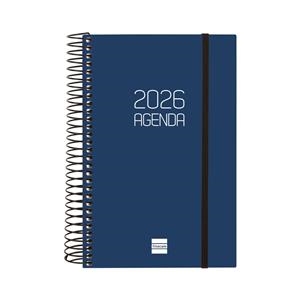 AGENDA ESPIRAL ANUAL OPAQUE E5 1DP 2026 BLAU | 8422952408277