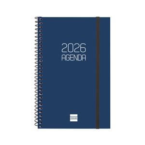 AGENDA ESPIRAL ANUAL OPAQUE E5 SVH 2026 BLAU | 8422952408659