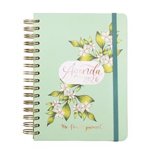 AGENDA ESPIRAL ANUAL T.FLOW.JOUR.E10 1DP 2026 VERD | 8422952407034