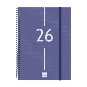 AGENDA ESPIRAL ANUAL YEAR E10 SVV 2026 BLAU | 8422952409236