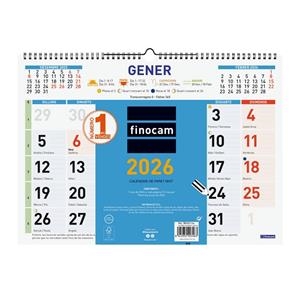 CALENDARI ANUAL CAL.PARET COLOR MIXT L43X31 2026CT+ | 8422952403463