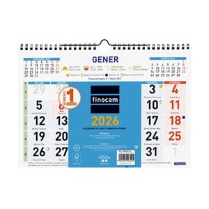 CALENDARI ANUAL CAL.PARET COLOR NG M 30X21 2026 | 8422952403425