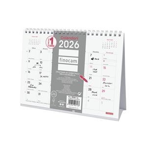 CALENDARI ANUAL CAL.SOBRET.CHIC ESCR.2026BLANC | 8422952407133
