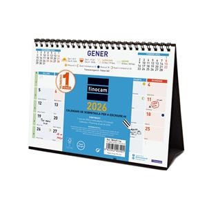 CALENDARI ANUAL CAL.SOBRET.COLOR ESC.S21X152026 | 8422952403401