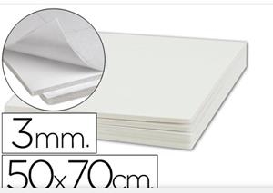 CARTRO PLUMA BLANC ADHESIU 50X70 CM. 3MM. GRUIX | 8423473085022