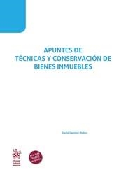 APUNTES DE TÉCNICAS Y CONSERVACIÓN DE BIENES INMUEBLES | 9788410568969 | SÁNCHEZ MUÑOZ, DAVID