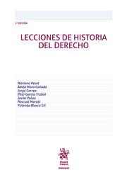 LECCIONES DE HISTORIA DEL DERECHO 2ª EDICIÓN | 9788411696630 | PESET, MARIANO / CORREA, JORGE / GARCÍA TROBAT, PILAR / PALAO, JAVIER / MARZAL, PASCUAL / BLASCO GIL