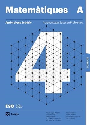 APRÈN EL QUE ÉS BÀSIC. MATEMÀTIQUES 4 A ESO.  LOMLOE | 9788421882085 | VARIOS AUTORES