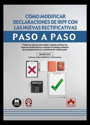COMO MODIFICAR DECLARACIONES DE IRPF CON NUEVAS RECTIFICATIVAS | 9791370111182 | IBERLEY, DEPARTAMENTO DE DOCUMENTACIÓN
