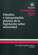 ESTUDIOS E INTERPRETACIÓN PRÁCTICA DE LA LEGISLACIÓN SOBRE MOROSIDAD | 9788490337660