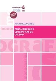 DENOMINACIONES GEOGRÁFICAS DE CALIDAD 2ª EDICIÓN | 9788413554266 | GUILLEM CARRAU, JAVIER