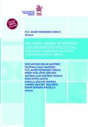 INCLUSIÓN LABORAL DE PERSONAS CON DISCAPACIDAD INTELECTUAL | 9788413786698 | FERNÁNDEZ ORRICO, FRANCISCO JAVIER