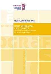 HACIA UN PROCESO CIVIL EFICIENTE : TRANSFORMACIONES JUDICIALES EN UN CONTEXTO PANDÉMICO | 9788411134620 | BUENO DE MATA, FEDERICO