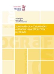 TRANSPARENCIA Y COMUNIDADES AUTÓNOMAS : UNA PERSPECTIVA MULTINIVEL | 9788411132817 | BOIX, ANDRÉS / CASTELLANOS, JORGE