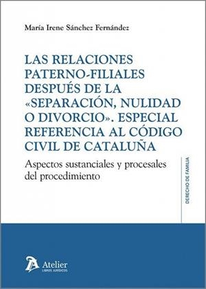 relaciones paterno-filiales después de la «separación, nulidad o divorcio», LAS | 9791387543839 | SANCHEZ FERNANDEZ, MARIA IRENE