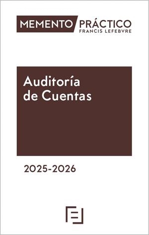MEMENTO PRACTICO AUDITORIA DE CUENTAS 2025 - 2026 | 9788410431768 | LEFEBVRE-EL DERECHO