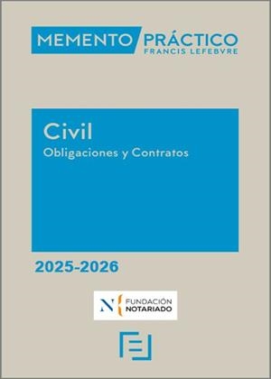 MEMENTO PRACTICO CIVIL OBLIGACIONES Y CONTRATOS 2025 - 2026 | 9788410431775