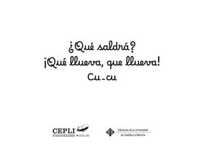 QUE SALDRÁ? QUE LLUEVA, QUE LLUEVA! CU - CU | 9788490446690