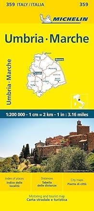 UMBRIA, MARCHE : MAPA 359 | 9782067258969