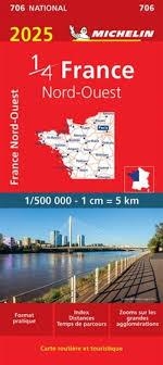 FRANCE NORD-OUEST : MAPA 706 | 9782067265240