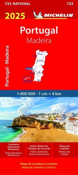 PORTUGAL, MADEIRA : MAPA 733 | 9782067265523