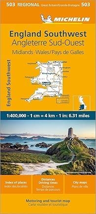 ENGLAND SOUTHWEST, MIDLANDS, WALES : MAPA 503 | 9782067263970