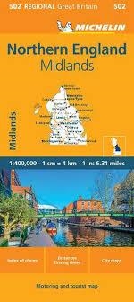 NORTHERN ENGLAND, MIDLANDS : MAPA 502 | 9782067263109