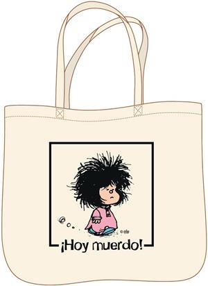 BOLSA MAFALDA. TOTE BAG ¡HOY MUERDO! | 9791259575241 | QUINO
