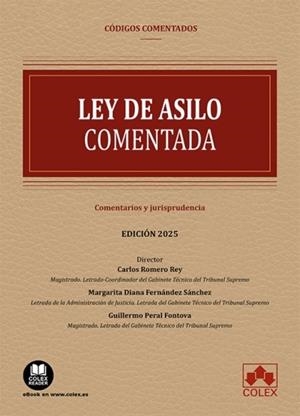 LEY DE ASILO. CODIGO COMENTADO 2025 | 9791370110826 | ROMERO REY, CARLOS