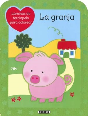 LAMINAS TERCIOPELO PARA COLOREAR - LA GRANJA | 9788410846517