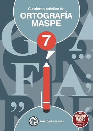 CUADERNO PRÁCTICO DE ORTOGRAFÍA MASPE 07 | 9788488875419 | APARICIO, PEDRO ALONSO
