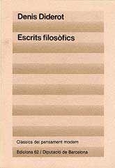 ESCRITS FILOSÒFICS | 9788429719918 | DIDEROT, DENIS