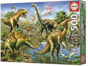 PUZLE 500 PECES PATIO JURASICO | 8412668199033