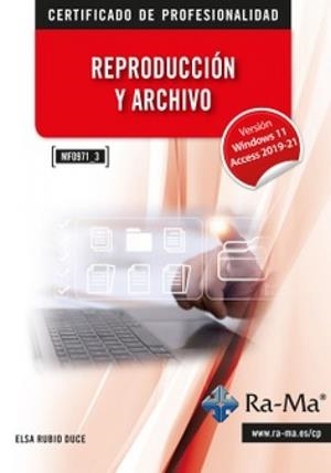 REPRODUCCIÓN Y ARCHIVO | 9791387764395 | RUBIO DUCE, ELSA