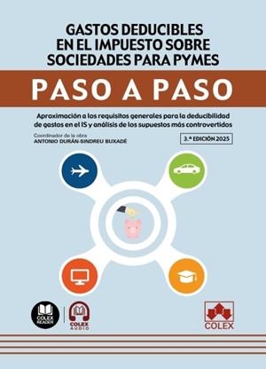 GASTOS DEDUCIBLES EN EL IMPUESTO SOBRE SOCIEDADES PARA PYME | 9791370111465 | IBERLEY, DEPARTAMENTO DE DOCUMENTACIÓN