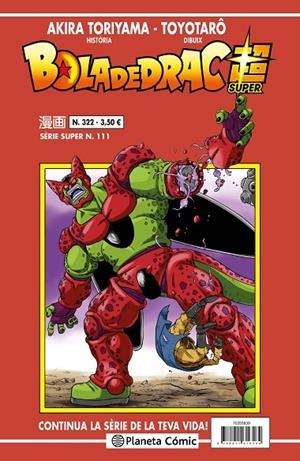BOLA DE DRAC SERIE VERMELLA 322 / SUPER 111 | 9788411619318 | TORIYAMA, AKIRA / TOYOTARÔ
