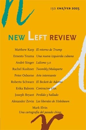 NEW LEFT REVIEW 150 (ENE/FEB 2025) | 9789200998218