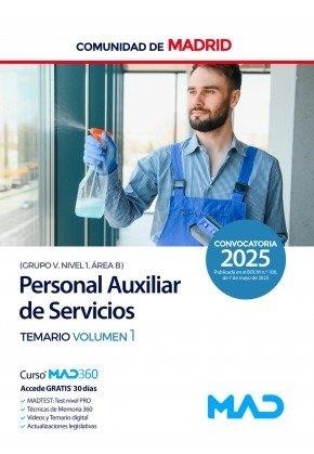COMUNIDAD DE MADRID. PERSONAL AUXILIAR DE SERVICIOS. TEMARIO 1 | 9788414296158