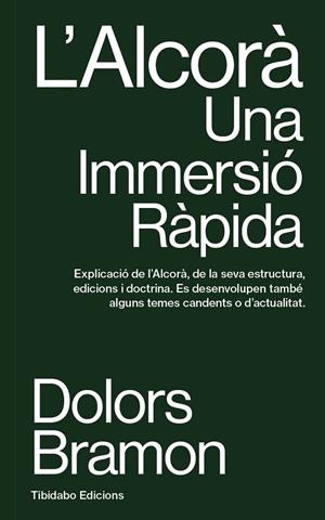 ALCORÀ, L'.UNA IMMERSIÓ RÀPIDA | 9791387633127 | BRAMON, DOLORS