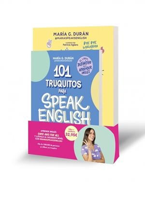 MARÍA SPEAKS ENGLISH (PACK CON : 101 TRUQUITOS + TRUQUIBOOK) | 9788419441454 | DURÁN, MARÍA G.(@MARIASPEAKSENGLISH)