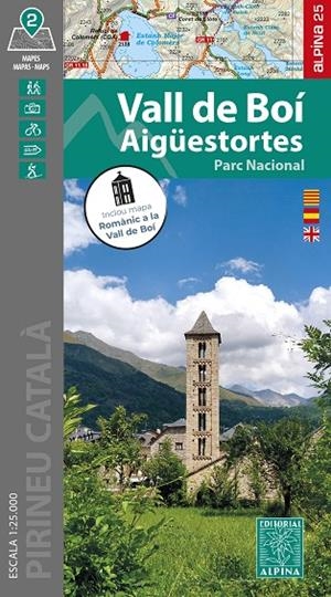 VALL DE BOÍ : MAPA-GUIA [2025] | 9788470111730